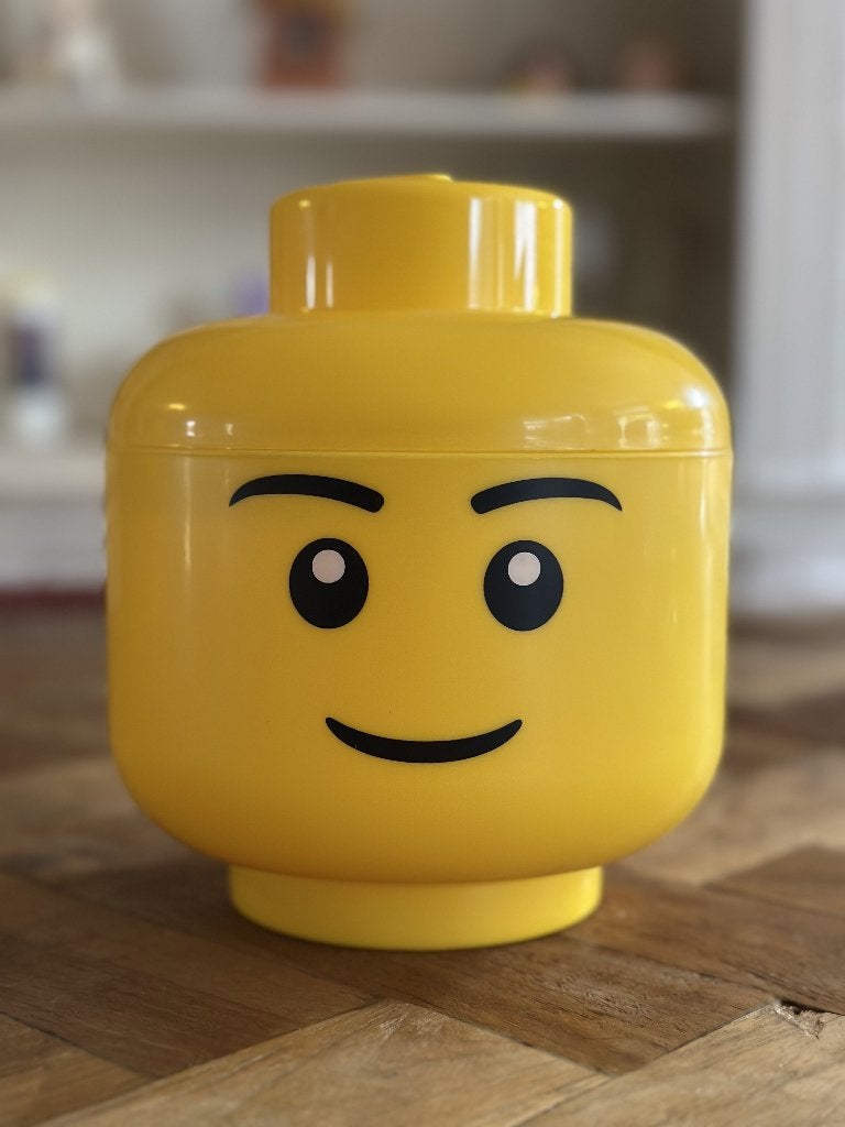 LEGO Storage Head – jongen (kleine maat) | 4 stuks, Overige thema's, Lego, Accessoire, Ophalen of Verzenden