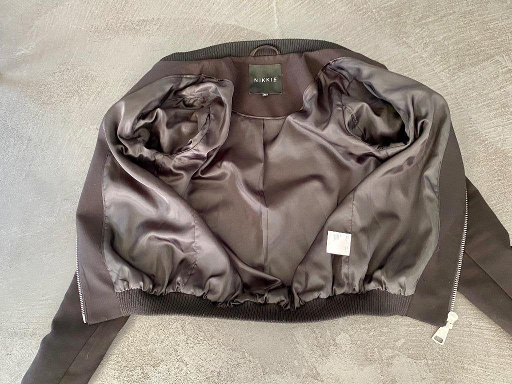 H973 Nikkie maat 32/34=XS jasje blazer colbert zwart vest, Zwart, Ophalen of Verzenden, Zo goed als nieuw, Nikkie