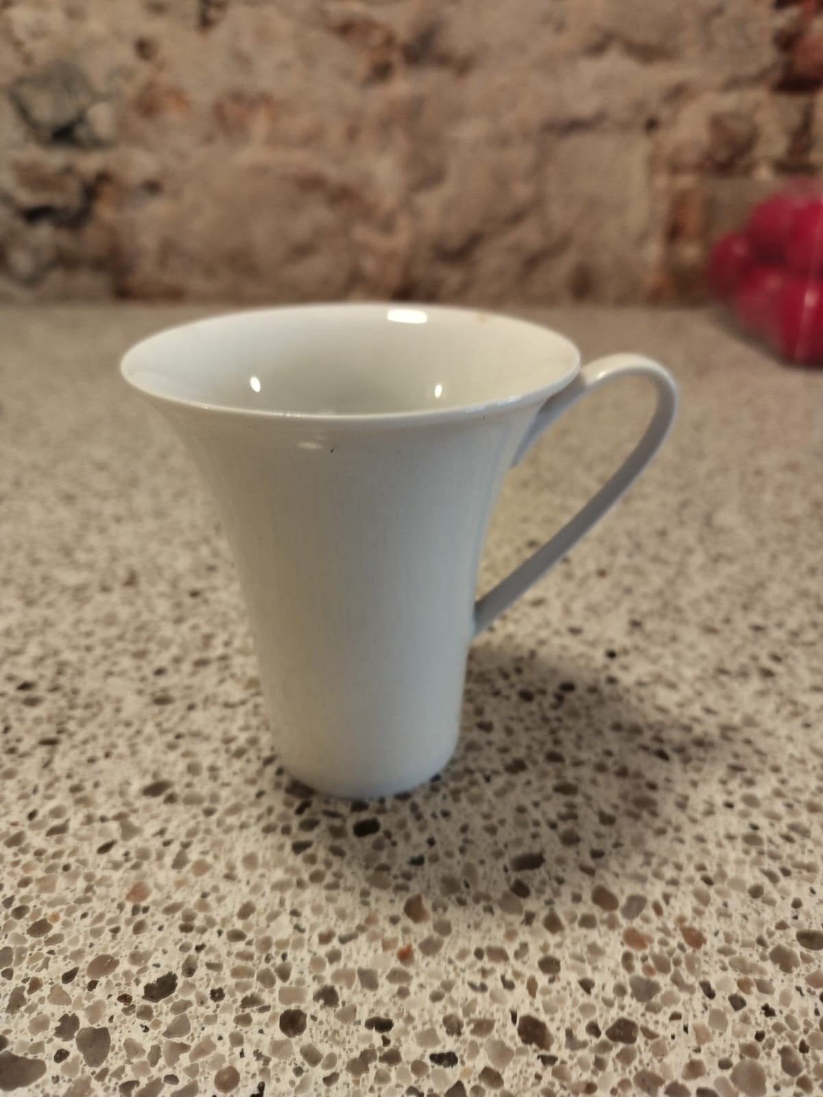 6 witte Rosenthal Studio-Line kopjes met schotel, Ophalen, Zo goed als nieuw, Overige stijlen, Kop(pen) en/of Schotel(s)