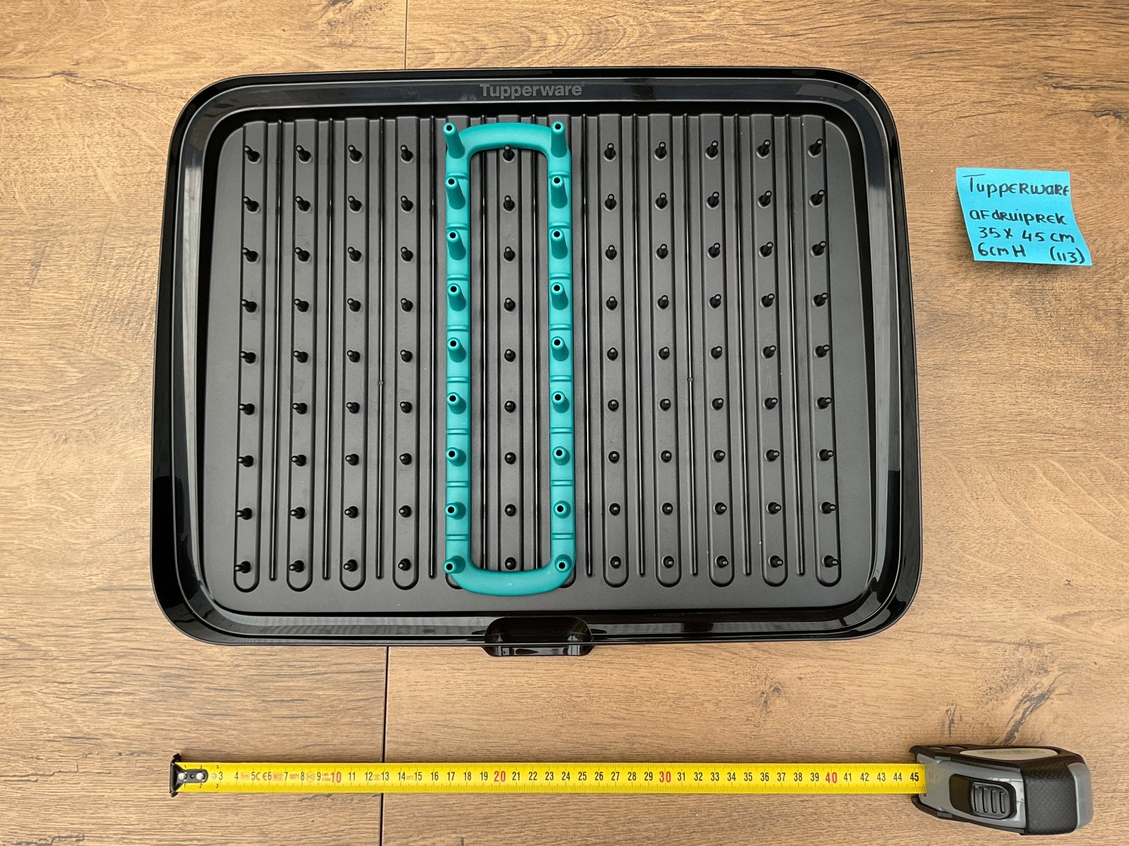 Nieuw zgan Tupperware afdruiprek afwas, met rekje.35x45cm, Huis en Inrichting, Ophalen, Nieuw, Overige typen
