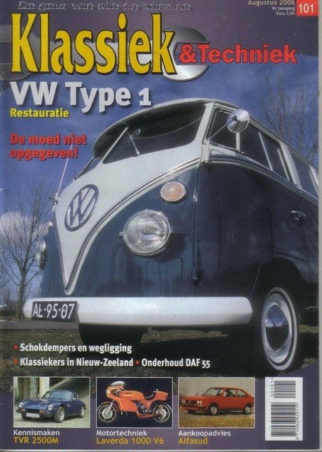 Klassiek & Techniek 101 2006 : VW Bus T1 - Daf 55 - TVR 2500, Boeken, Auto's | Folders en Tijdschriften, Ophalen of Verzenden
