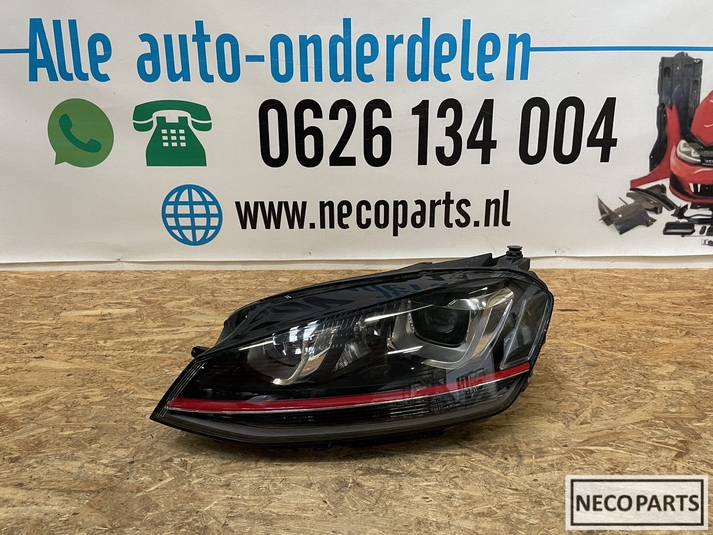 VW GOLF 7 GTI XENON KOPLAMP LINKS ORIGINEEL 5G1941031A, Auto-onderdelen, Verlichting, -, -, -