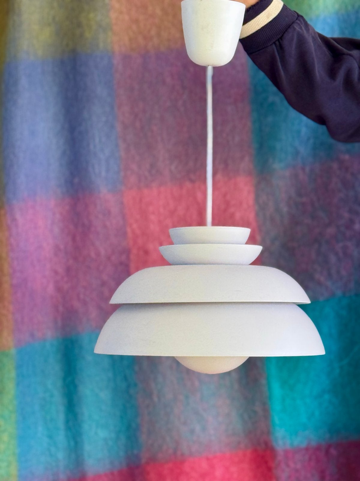 Originele Frits Hansen Concert hanglamp - 32cm, Ophalen, Gebruikt, Metaal, E27 (groot)