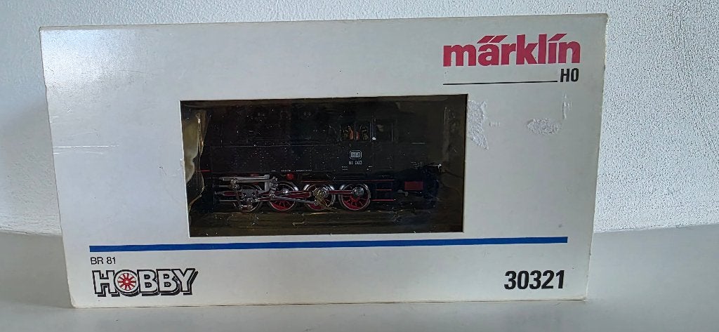 Märklin 3032/30321 - BR81 - Telex Koppeling - C80 Decoder, Wisselstroom, Locomotief, Ophalen of Verzenden, Zo goed als nieuw