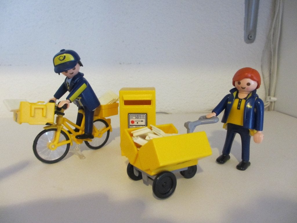 Playmobil postbodes, Complete set, Ophalen of Verzenden, Zo goed als nieuw, City life