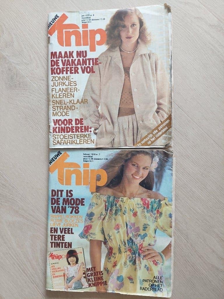 2x vintage knipmode 1978, Hobby en Vrije tijd, Kledingpatronen, Verzenden, Vrouw, Knipmode, Overige typen