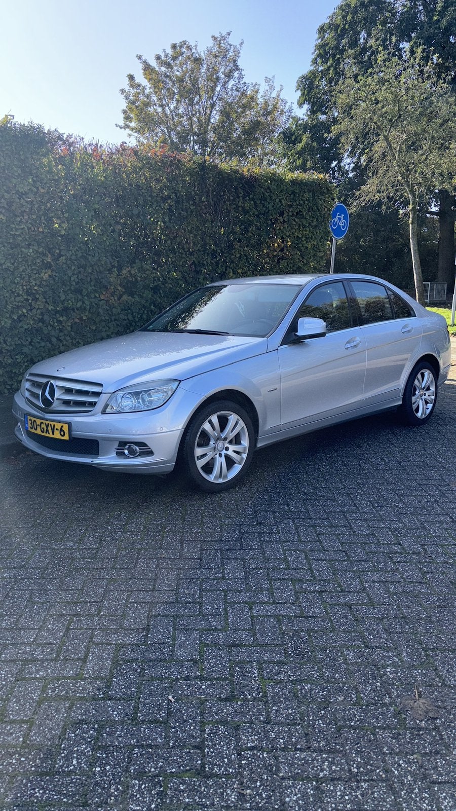Mercedes-Benz C-Klasse 1.8 C200 Kompressor Sedan 2008 Grijs, Auto's, 183 pk, 745 kg, Achterwielaandrijving, 1800 kg