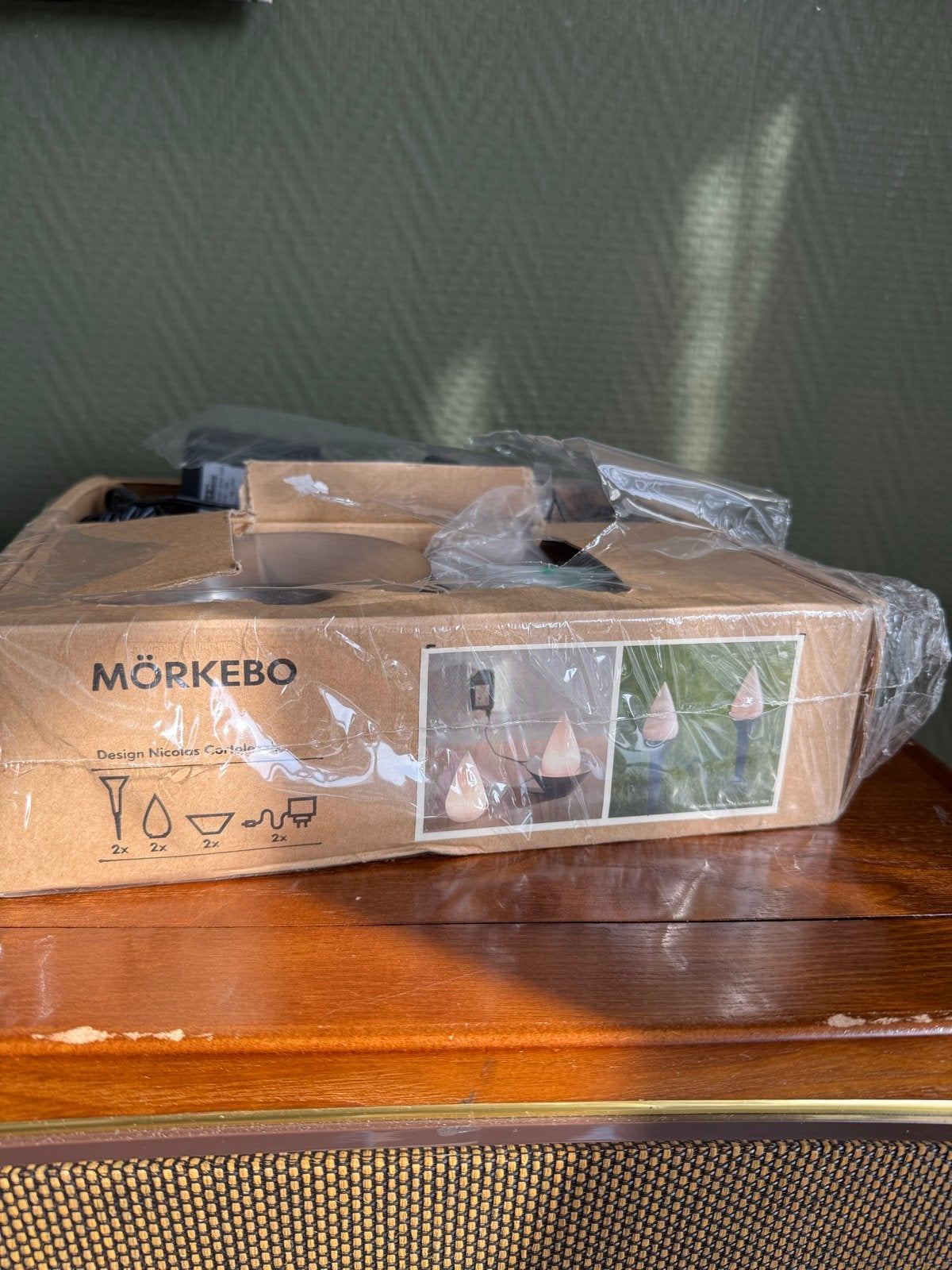 Vintage IKEA Mörkebö buitenverlichting - Nieuw in doos, Ophalen of Verzenden, Nieuw, Vintage, IKEA