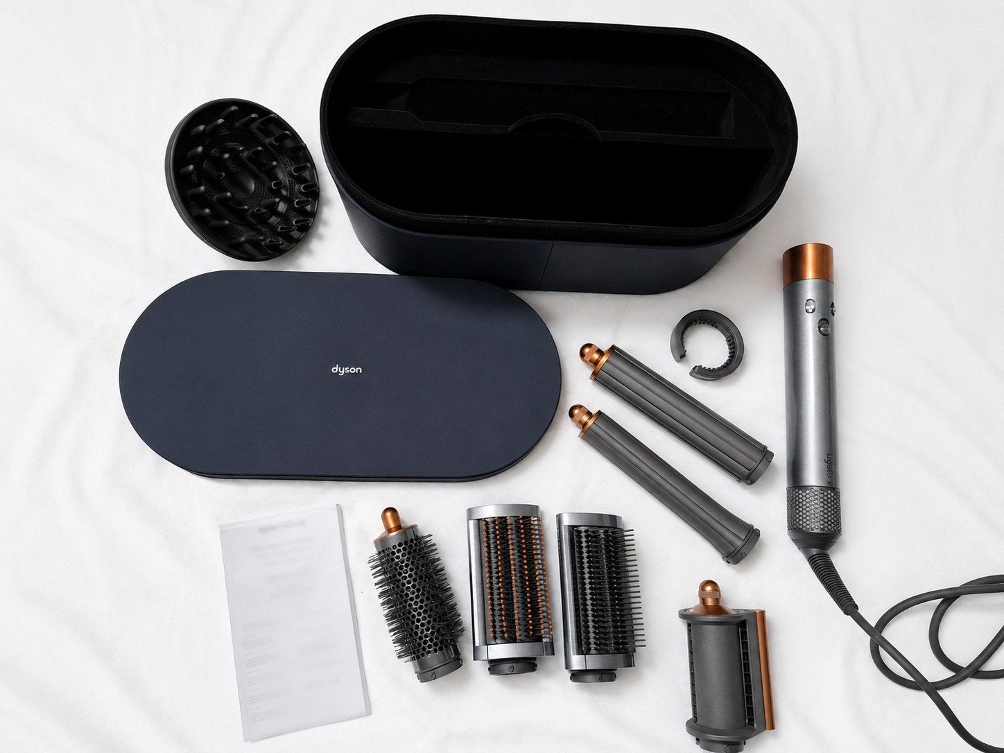 Dyson Airwrap Complete Long - Koper Nikkel, Ophalen of Verzenden, Zo goed als nieuw