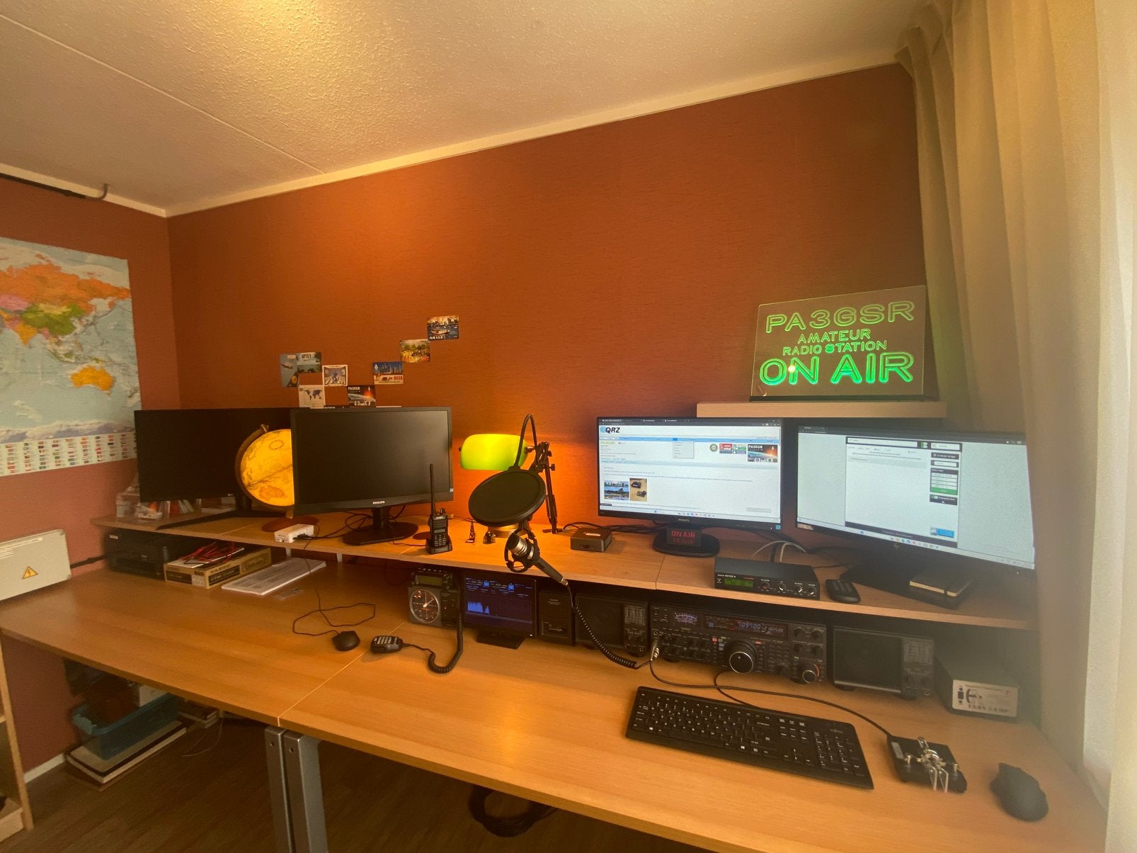 Complete HF set, Ophalen, Zo goed als nieuw, Zender en Ontvanger