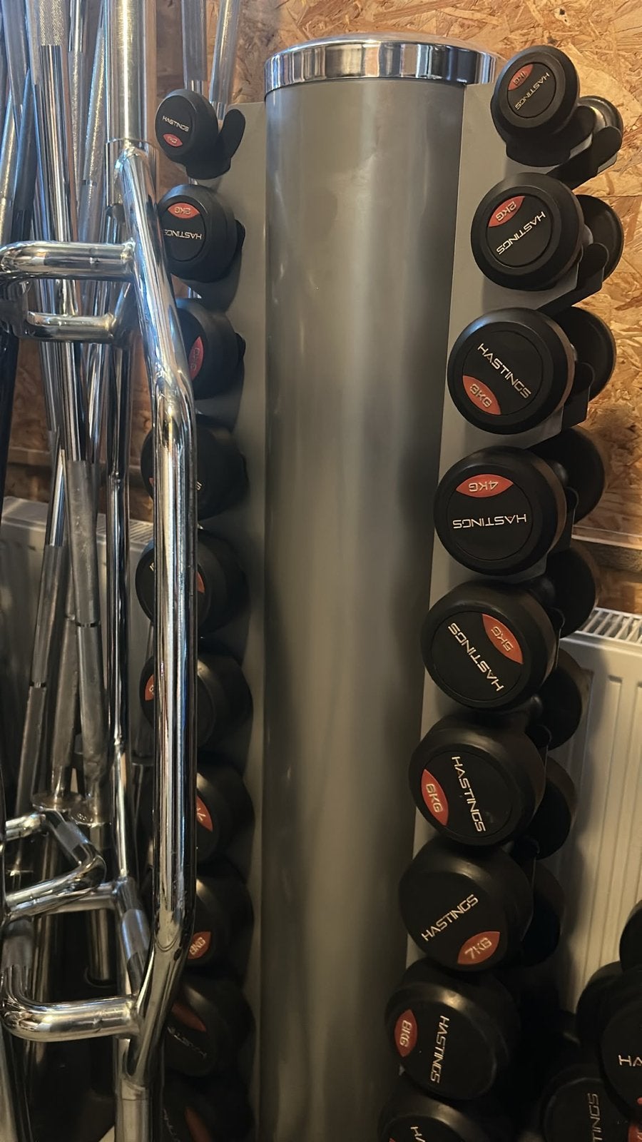 Hastings Dumbbelltoren met dumbbells (1 t/m 10 kg)