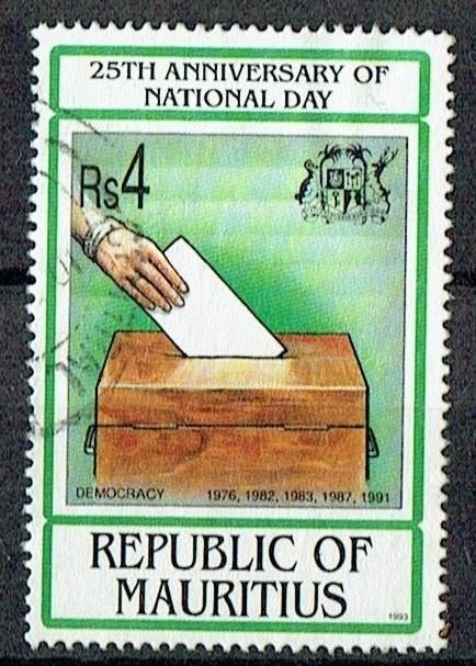 Mauritius 1976 Stemmen, Verzenden, Gestempeld, Overige thema's