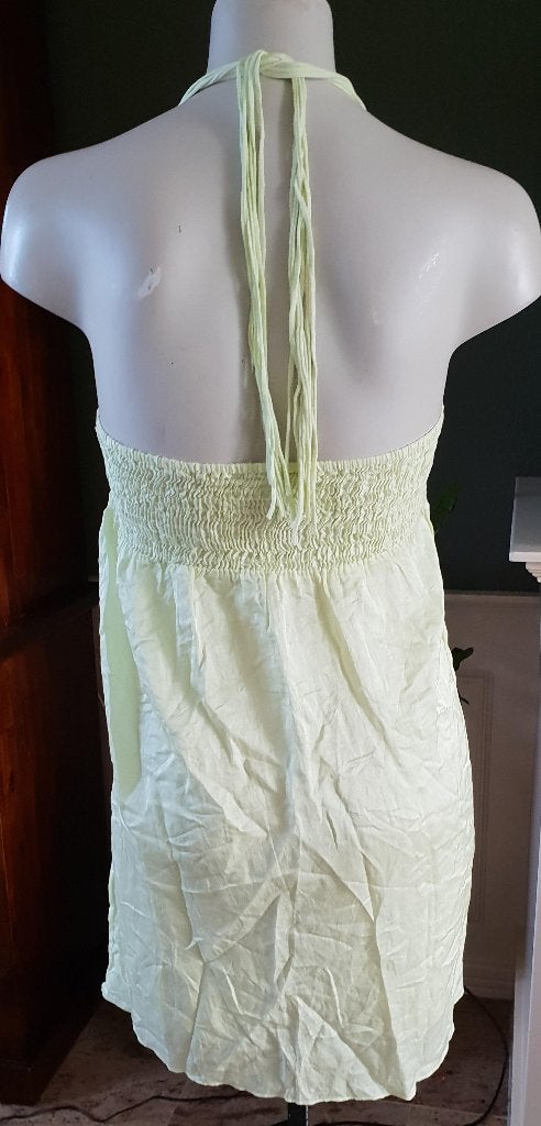 Amor Lola nette lime top shirt mt M 38 40, Kleding | Dames, Maat 38/40 (M), Verzenden, Geel, Zo goed als nieuw