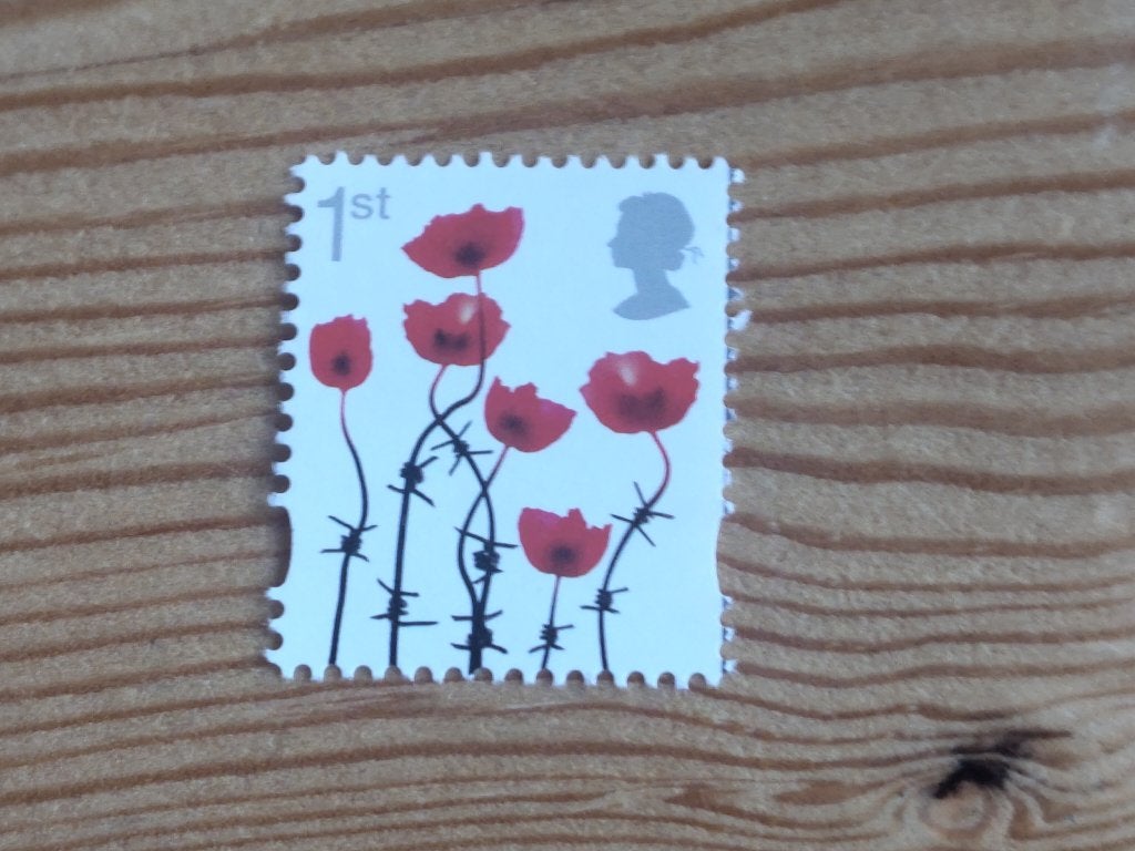 Engeland recent 2015 Centenary WWI six poppies, Ophalen of Verzenden, Postfris