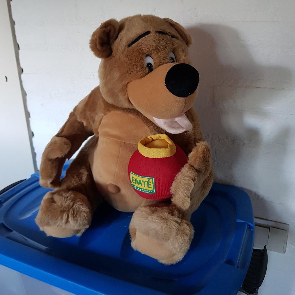 Knuffel beer met honingpot, Ophalen of Verzenden, Nieuw, Beer