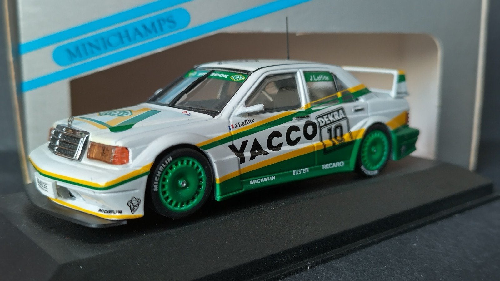 Mercedes Benz 190 DTM Evo 2 Snobeck Lafitte minichamps Pol, Auto, ., Nieuw, Ophalen of Verzenden