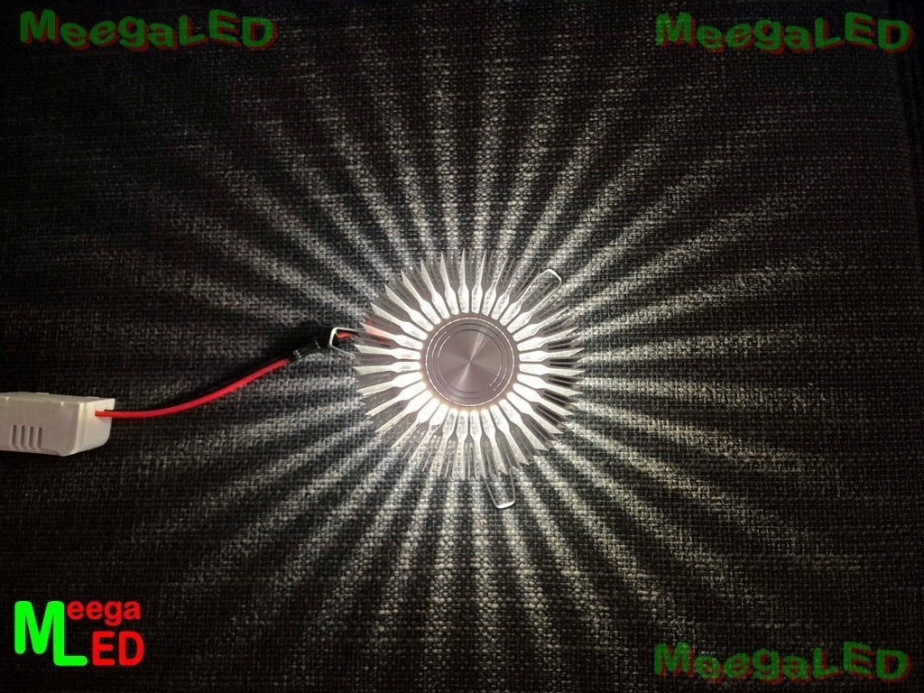 UITVERKOOP: LED Wandlamp STER Warmwit 3W - laatste exemplaar, Huis en Inrichting, Lampen | Spots, Nieuw, Ophalen of Verzenden