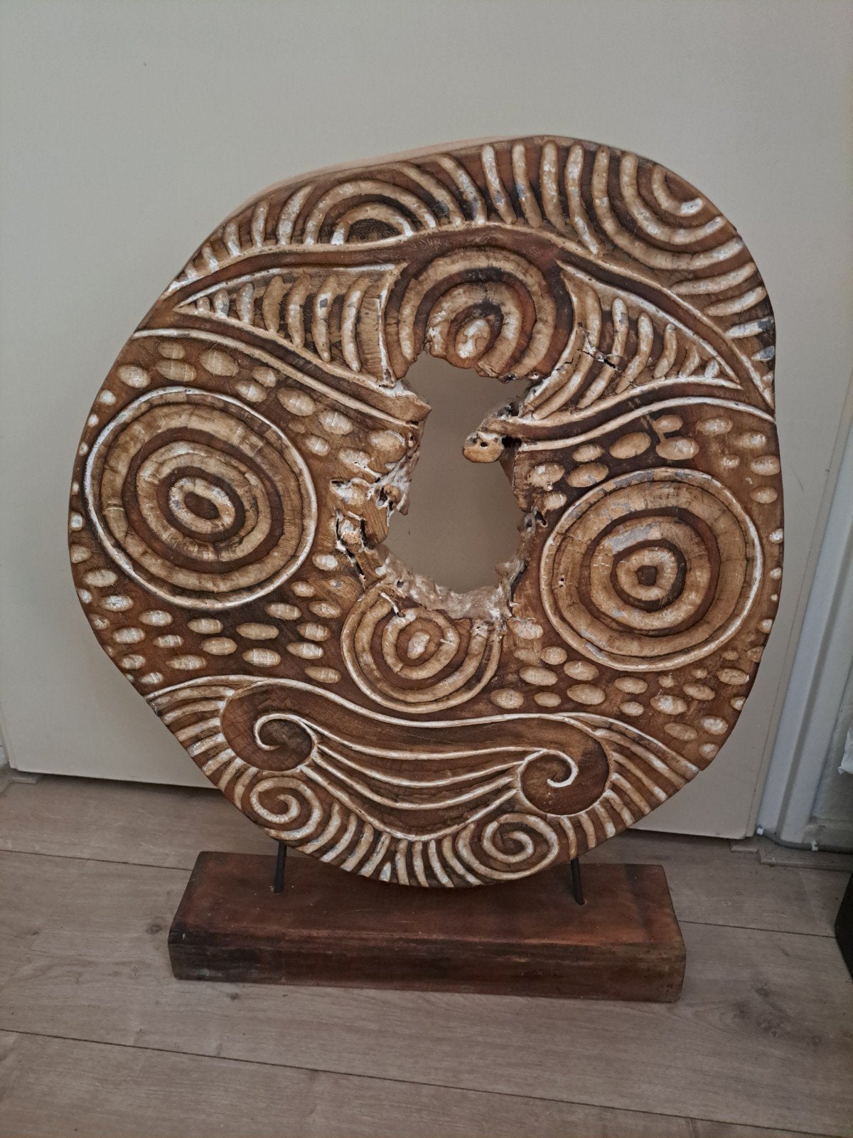 Mooie super grote ornament zgan, Ophalen, Zo goed als nieuw
