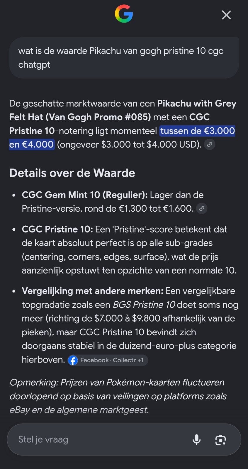 Verschillende Slabs Cgc Pristine 10 Global Grading 10 psa 10, Ophalen, Nieuw