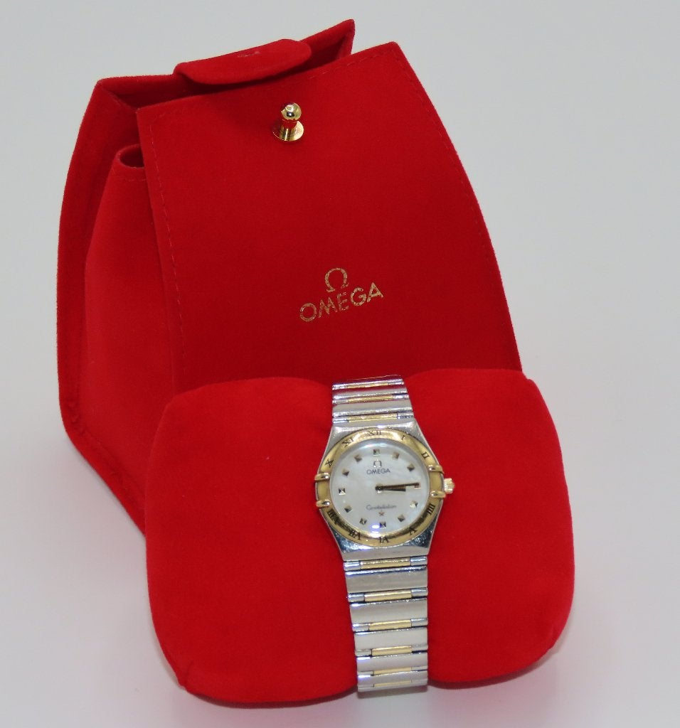 OMEGA DAMES HORLOGE, CONSTELLATION, Overige merken, Staal, Gebruikt, Verzenden