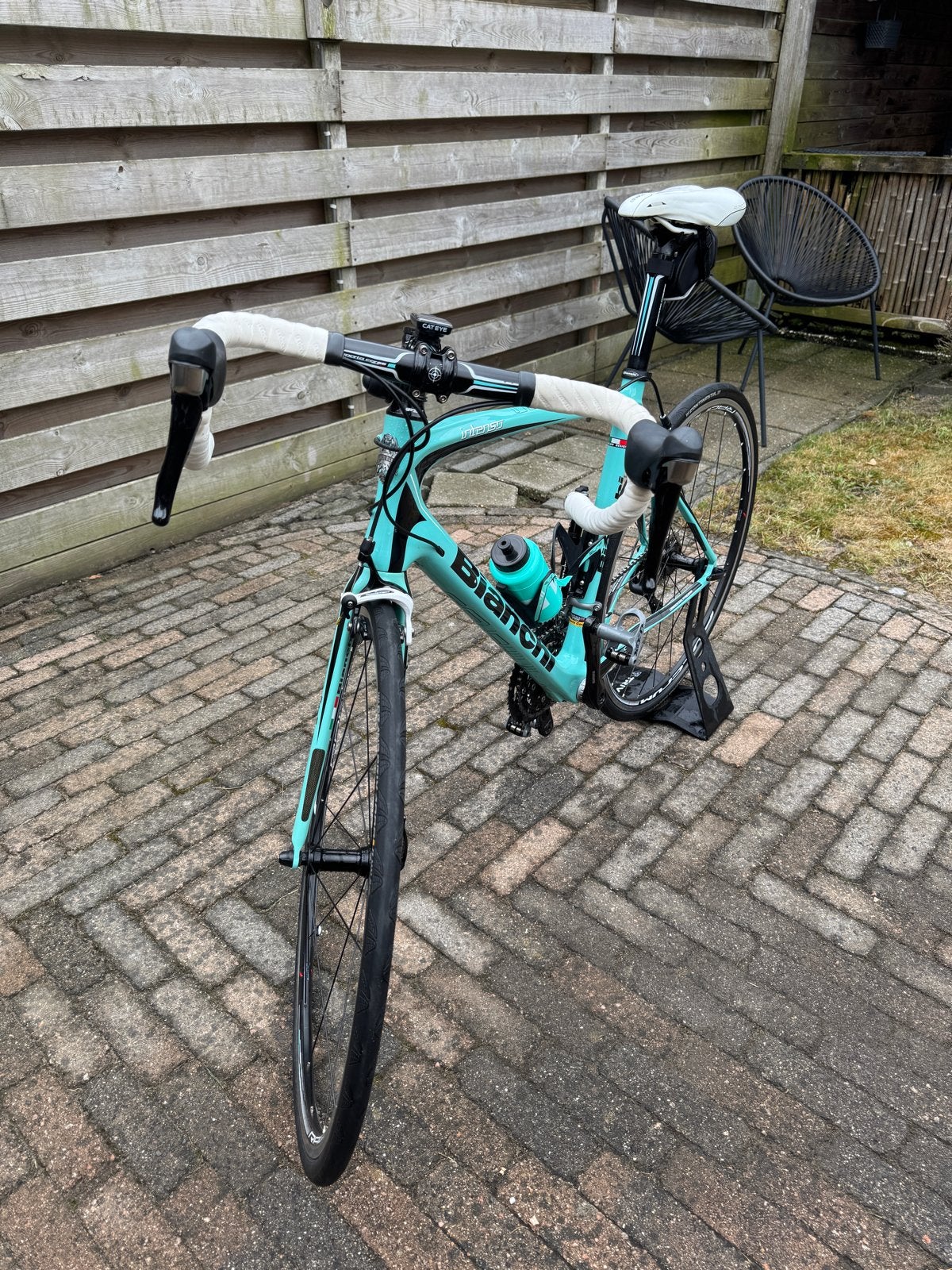 Bianchi Intenso racefiets - Celeste, Carbon, Shimano 105, Fietsen en Brommers, 28 inch, Carbon, Zo goed als nieuw, Meer dan 20 versnellingen
