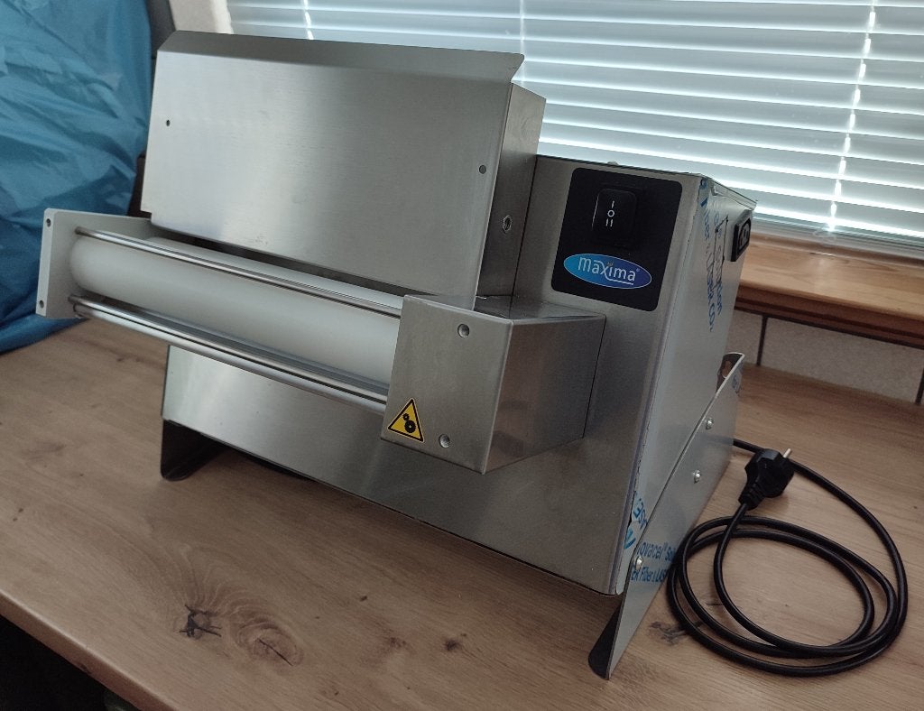 Maxima Deegroller Machine - deeg sheeter, Overige typen, Zilver, Ophalen of Verzenden, Zo goed als nieuw