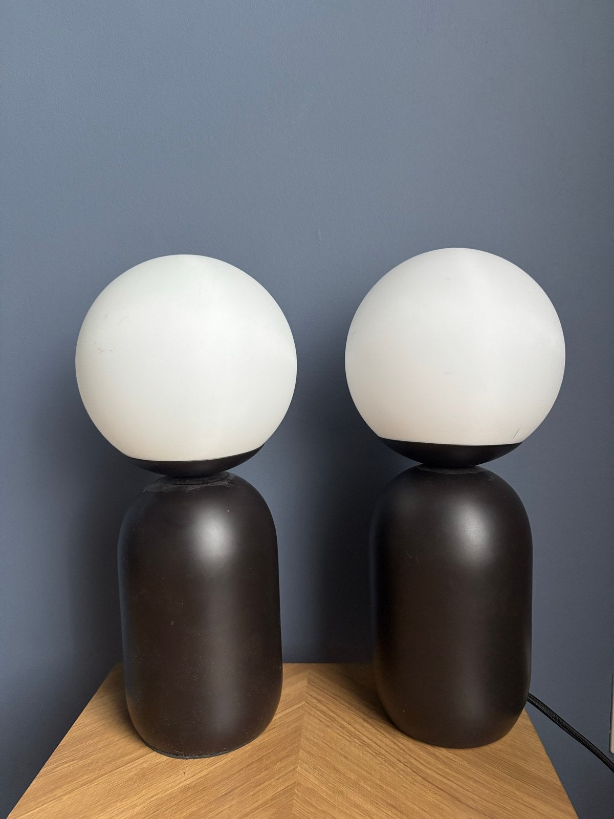 Moderne tafellampen met bolvormige kap - Nordlux, Huis en Inrichting, Lampen | Tafellampen, E14 (klein), Ophalen of Verzenden