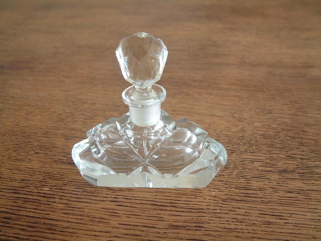 gave kristal reukflacon parfum flesje, Ophalen of Verzenden, Zo goed als nieuw, Parfumfles