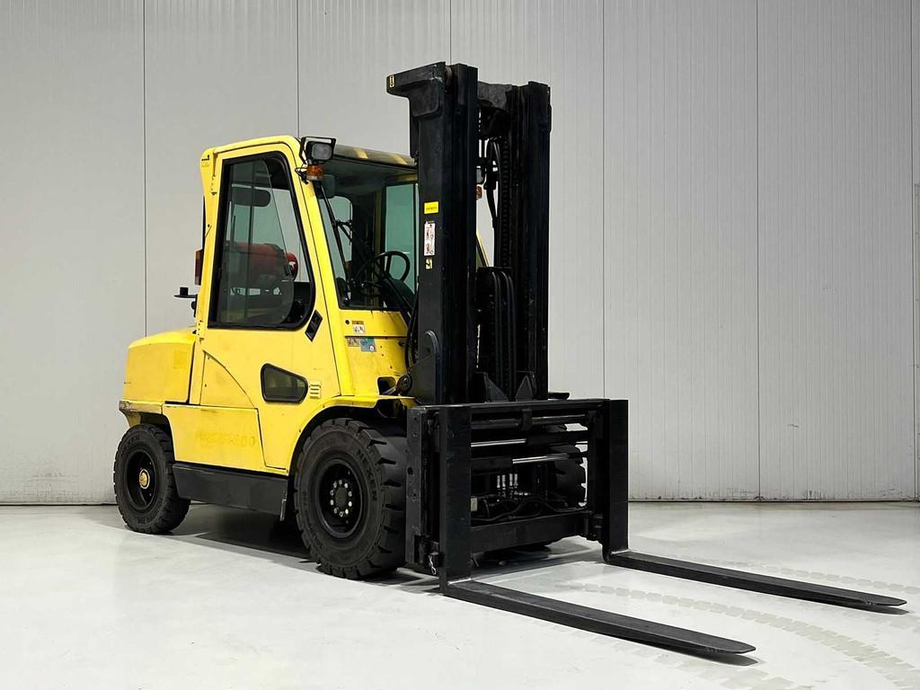 Hyster - H5.00XM - 5M Triplex, Free-Lift, Side-Shift - Vorkh, LPG, Heftruck, Hyster