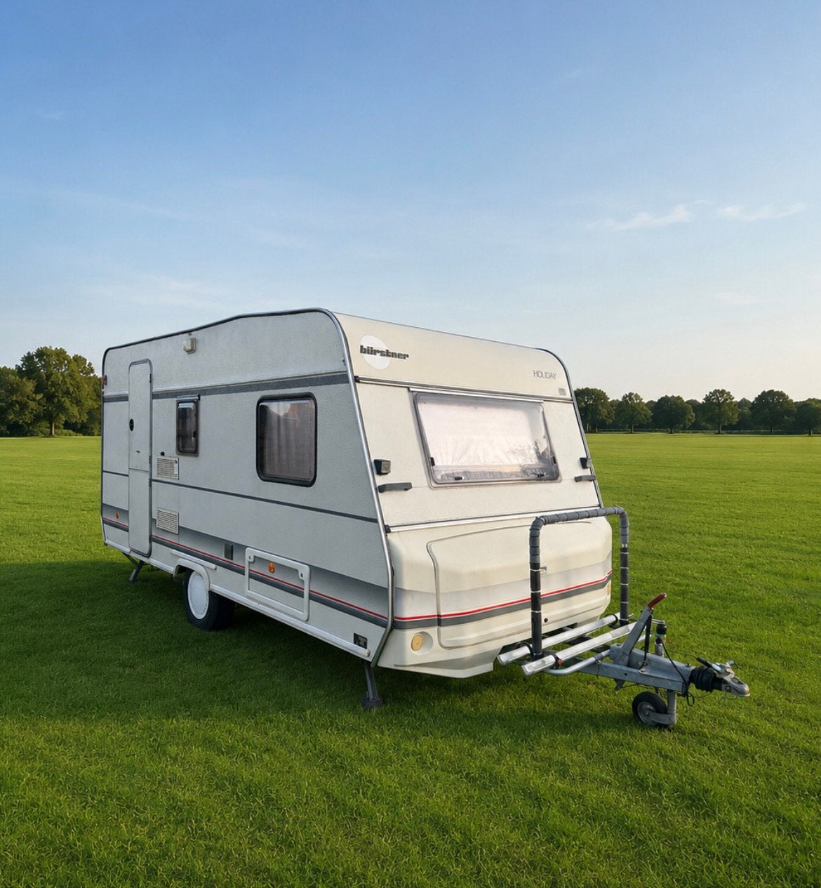 Bürstner holiday  zeer netjes bj 1994, Caravans en Kamperen, Rondzit, Particulier, Luifel, Tot en met 4