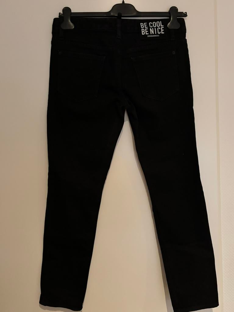 Dsquared2 zwarte jeans maat it 44, ., Zwart, Ophalen of Verzenden, Zo goed als nieuw