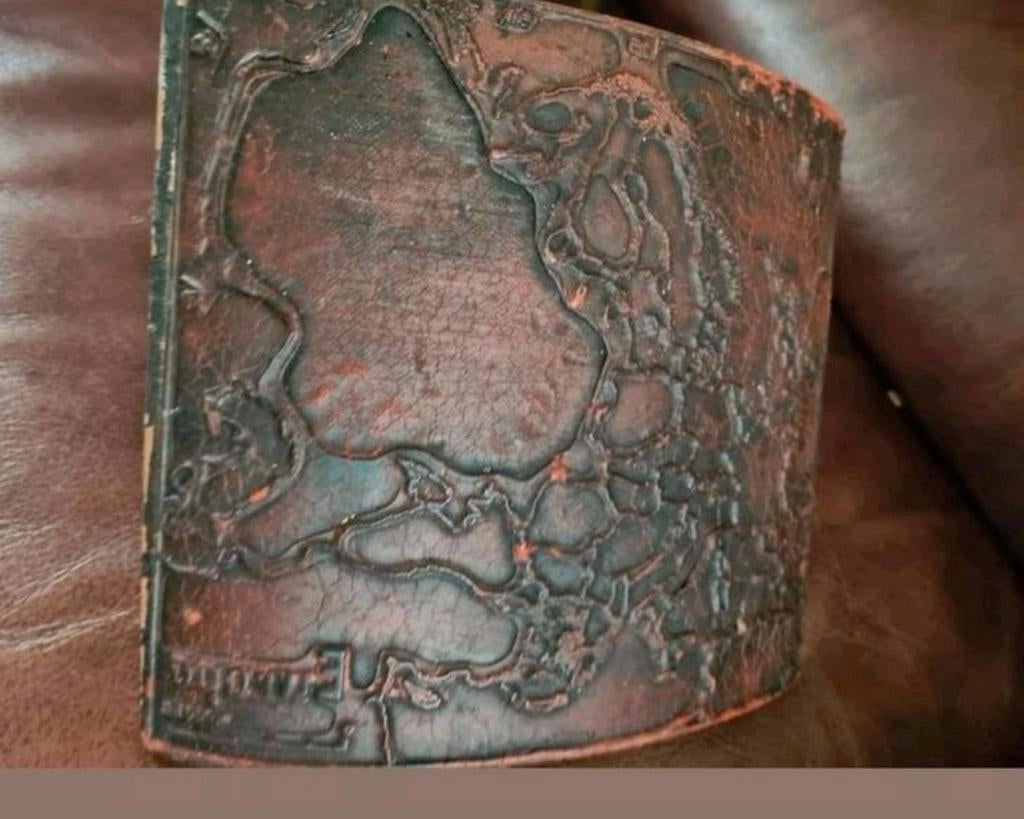 6 stuks Antieke Wereldkaart Stempels - E. & H. Lambrechts, Ophalen of Verzenden, Gebruikt