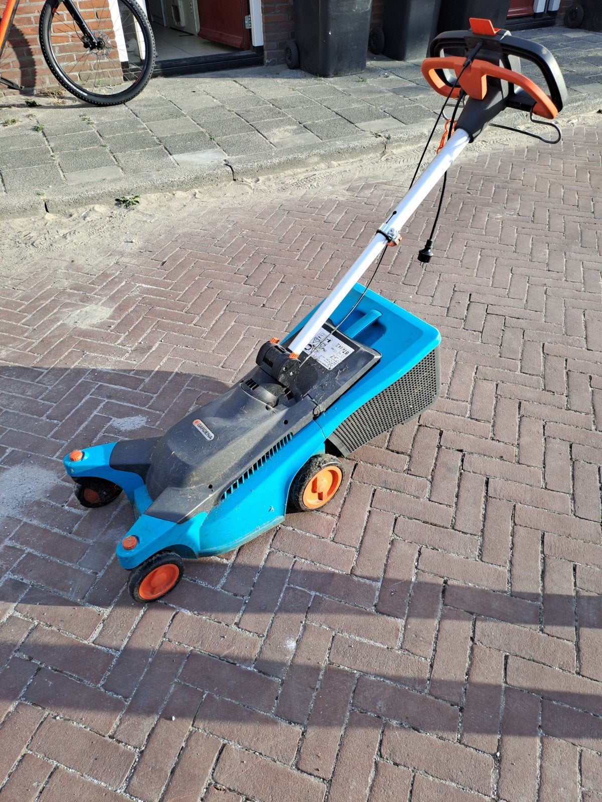 Gardena Elektrische Grasmaaier - Type 34E, Ophalen, Cirkelmaaier, Gebruikt, Elektrische grasmaaier