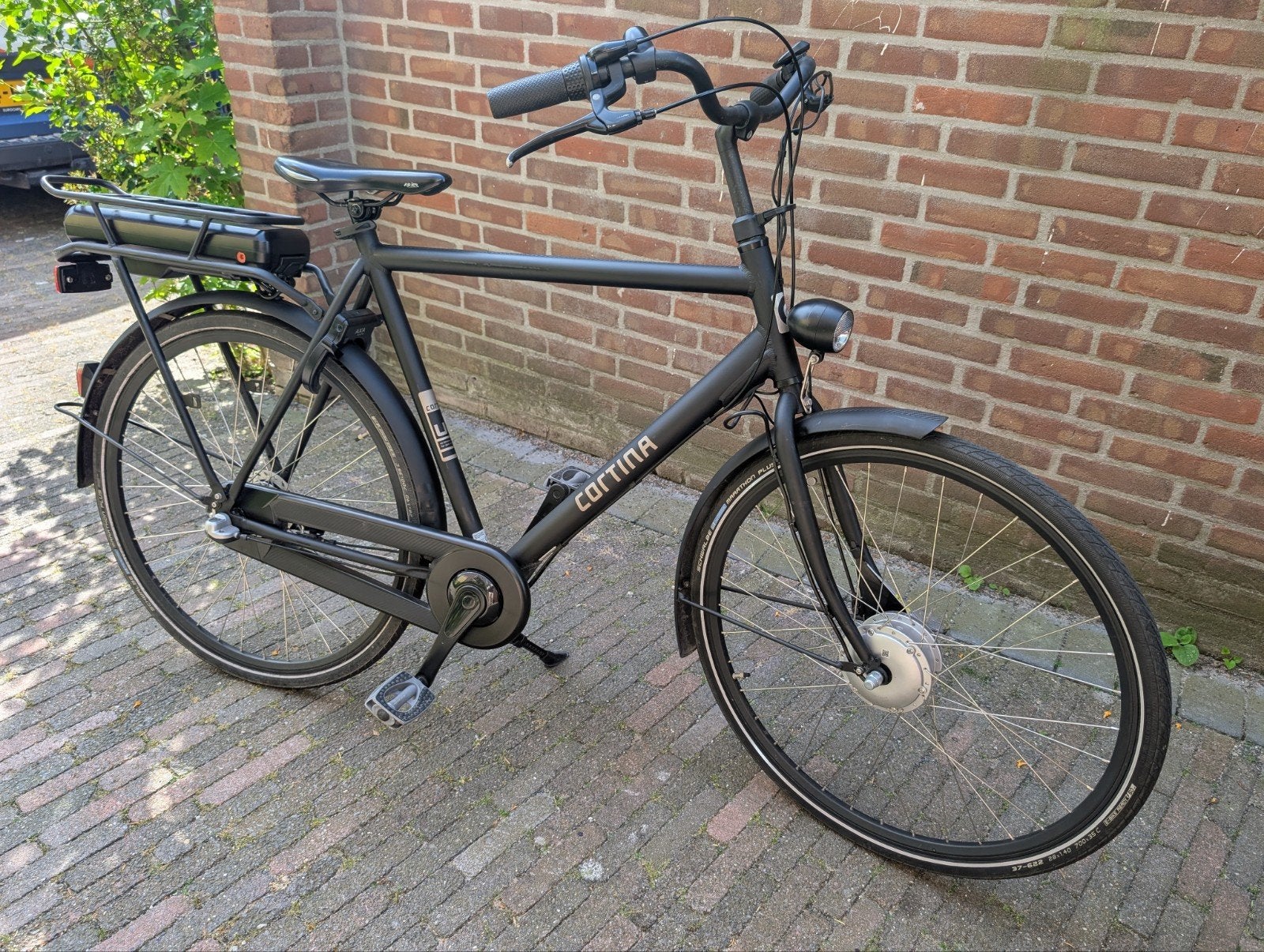 Nette mat zwarte Cortina U4 elektrische fiets met 750 watt a, Ophalen, Zo goed als nieuw, Cortina, 59 cm of meer