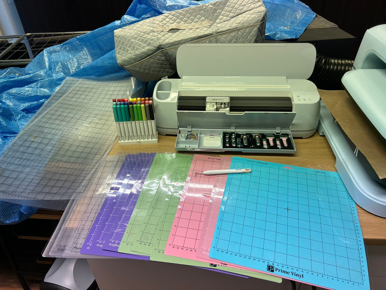 Cricut maker 3 met groot accessoire pakket, Ophalen, Zo goed als nieuw, Gereedschap of Toebehoren