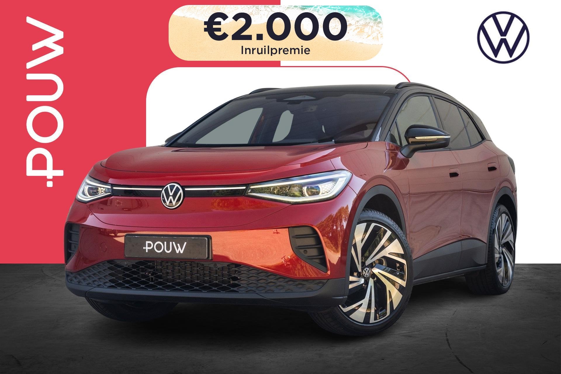 Volkswagen ID.4 286pk Pro Limited Edition Plus 4MOTION 77 kW, Auto's, Automaat, 12 maanden, Zwart, 2131 kg