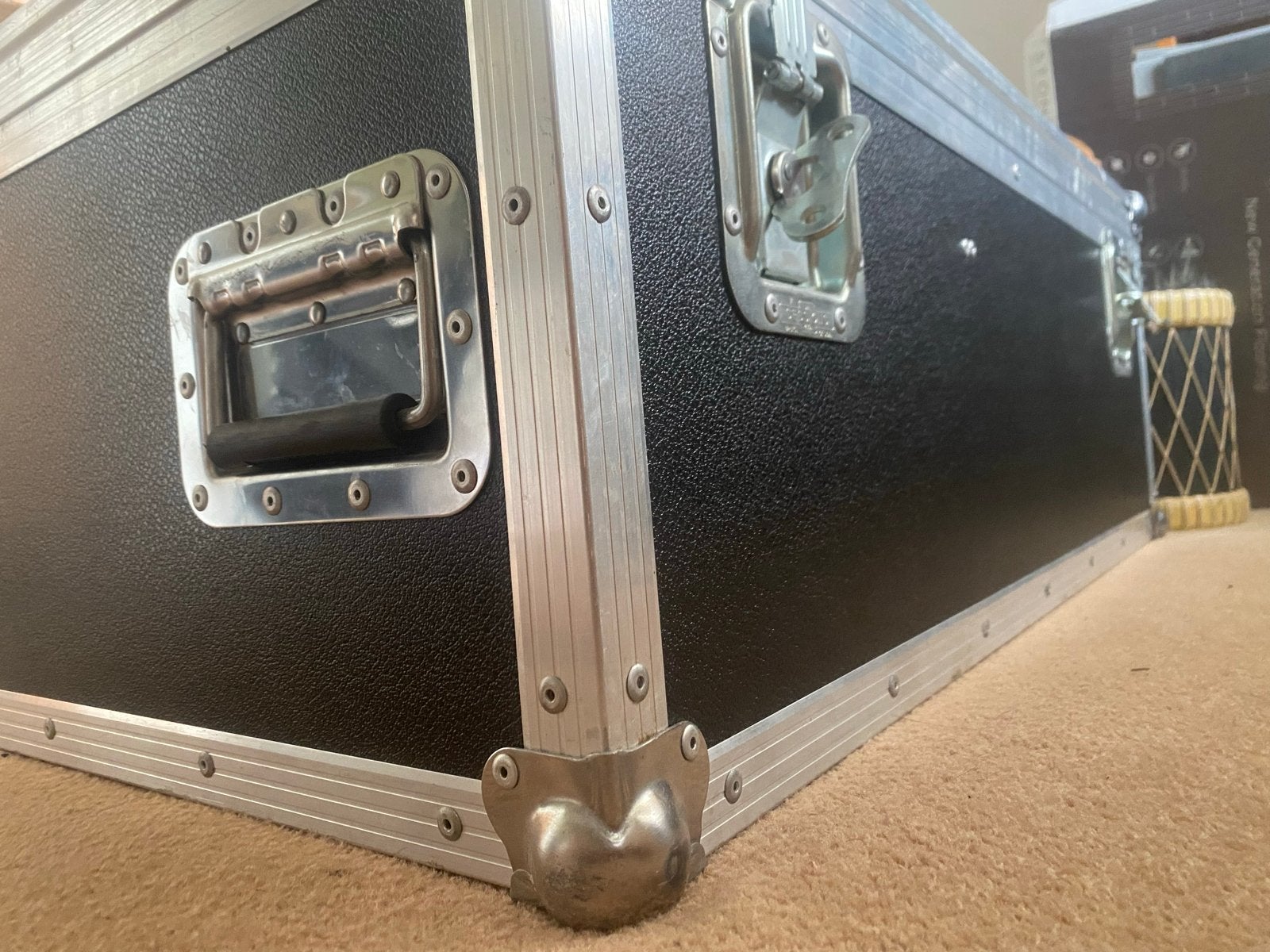 Robuuste flightcase / koffer - 92x65x34 cm, Ophalen, Gebruikt, Hard kunststof, Slot