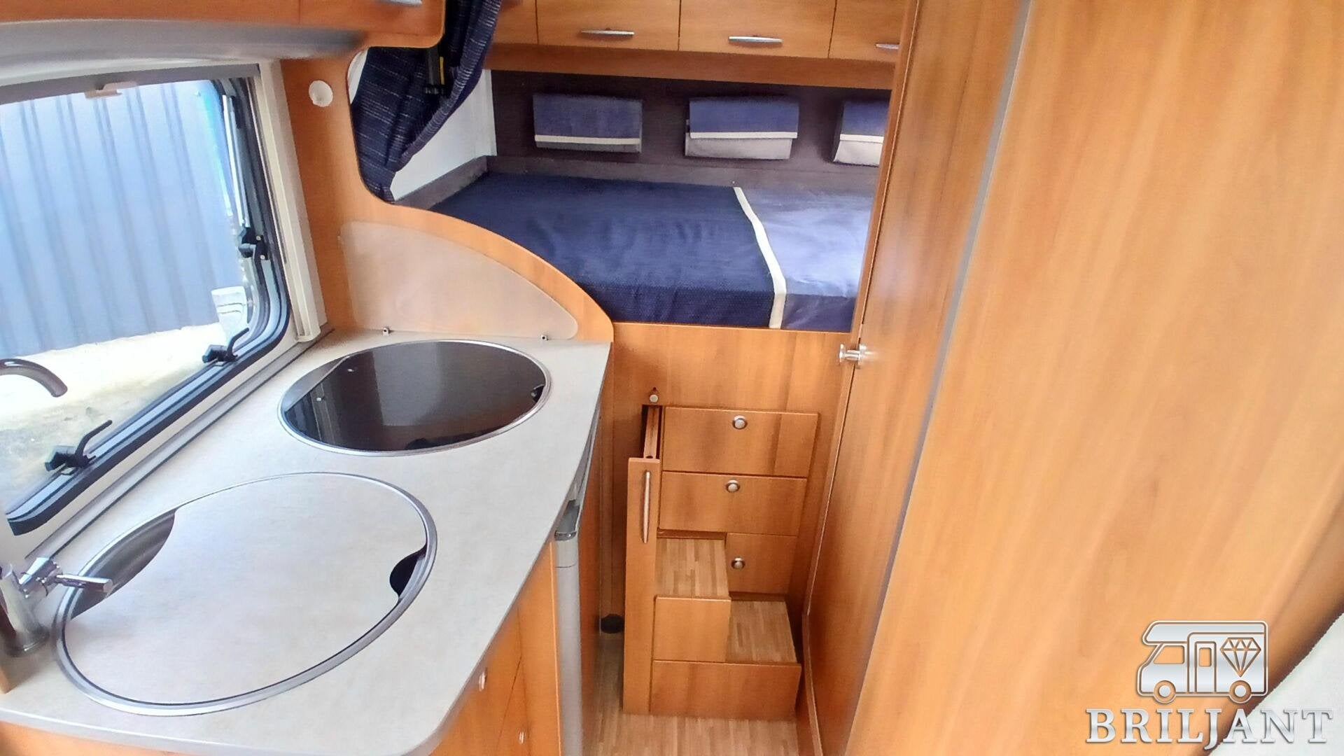 Foto 7 van Hymer EX 522.. 2007 dwarsbed