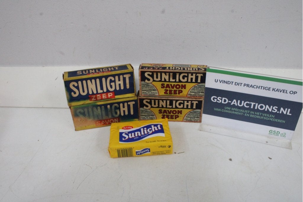 Vintage Sunlight zeep 5 stuks, Verzamelen, Ophalen of Verzenden, Persoonlijke verzorging