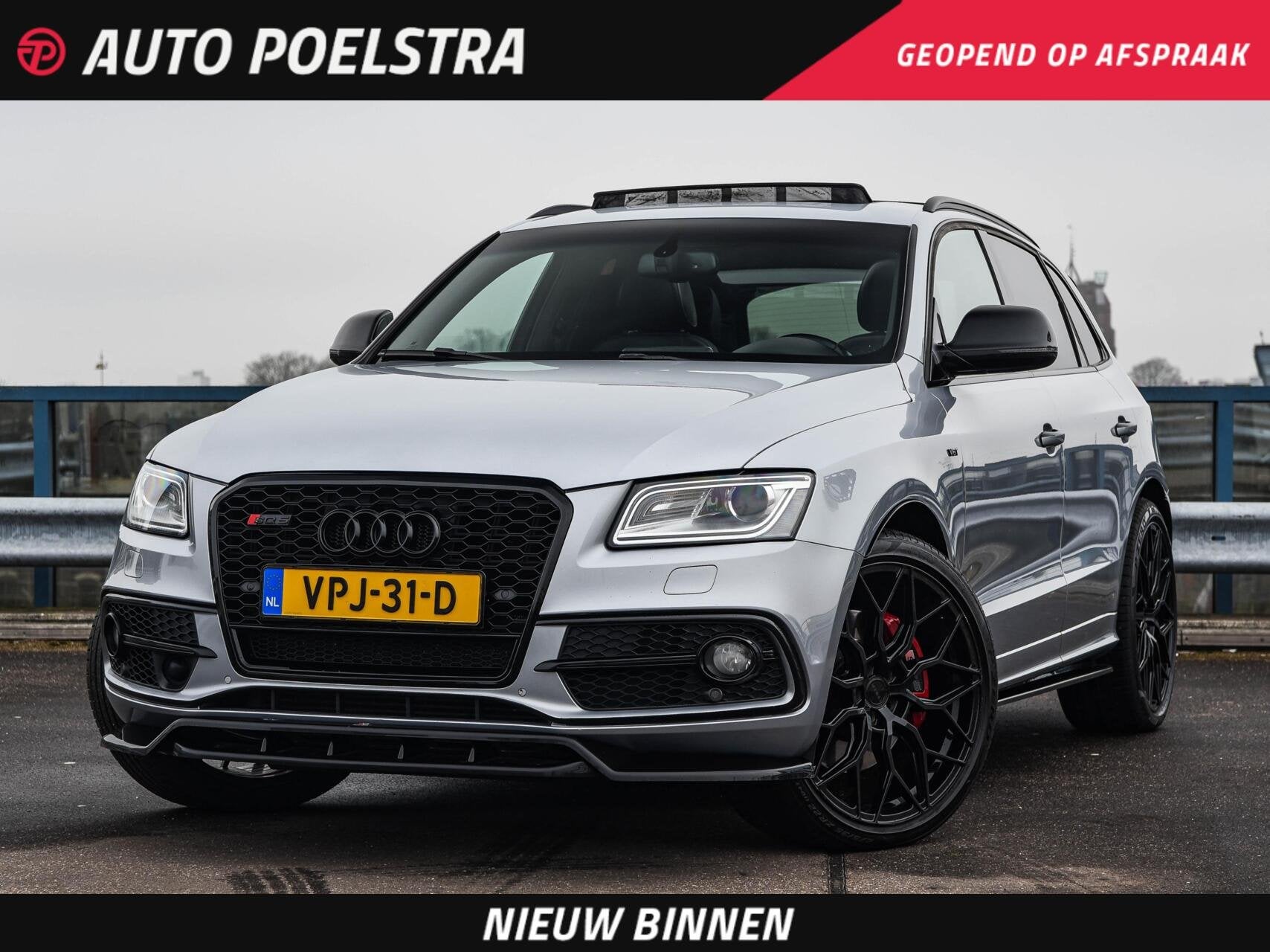Audi SQ5 3.0 TDI SQ5 Plus quattro 341 PK Grijs Kenteken Pano, Auto's, 15 km/l, Gebruikt, Zwart, 340 pk