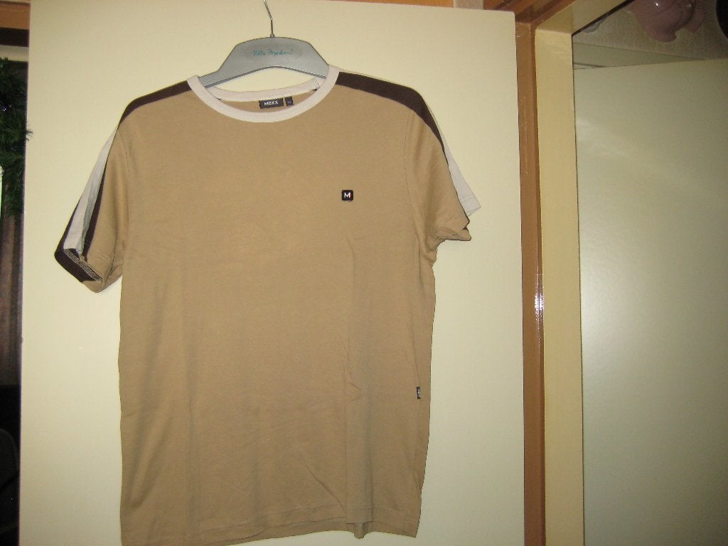 Mexx-shirt, beige, korte mouwen, XXL, Ophalen of Verzenden, Zo goed als nieuw, Beige, Shirt