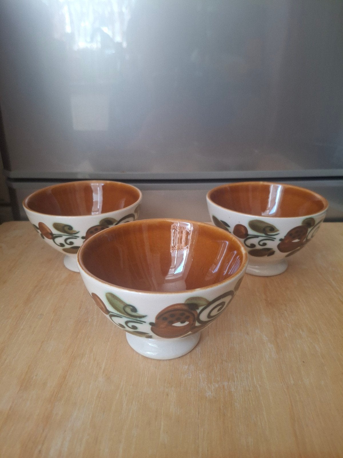 3 Boch Belgium Argenteuil schaaltjes, Ophalen of Verzenden