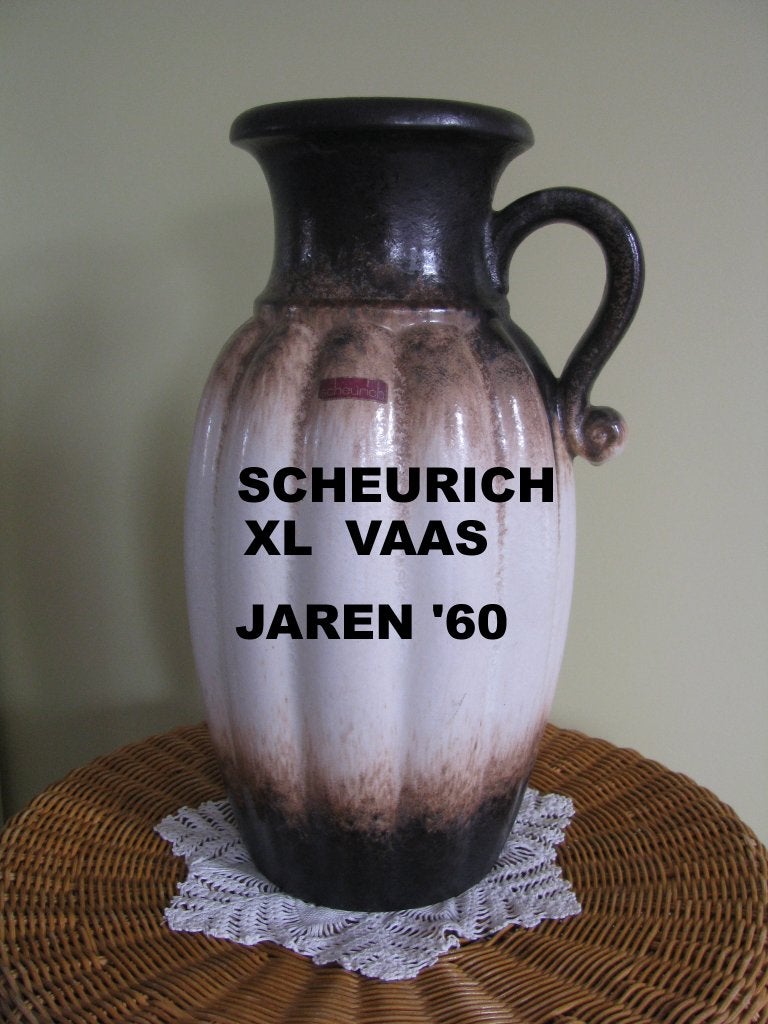 XL vaas * eye catcher * Scheurich 492-44 * pompoen vorm *, Huis en Inrichting, Woonaccessoires | Vazen, Ophalen, Overige kleuren