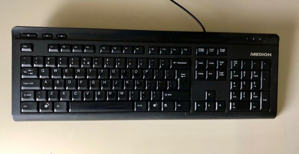 Computer toetsenbord inclusief muis, Computers en Software, Toetsenborden, Toetsenbord en muis-set, Medion, Ophalen of Verzenden