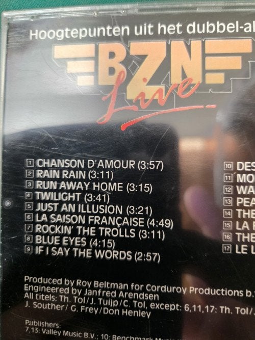 cd bzn 20 jaar live, Ophalen of Verzenden