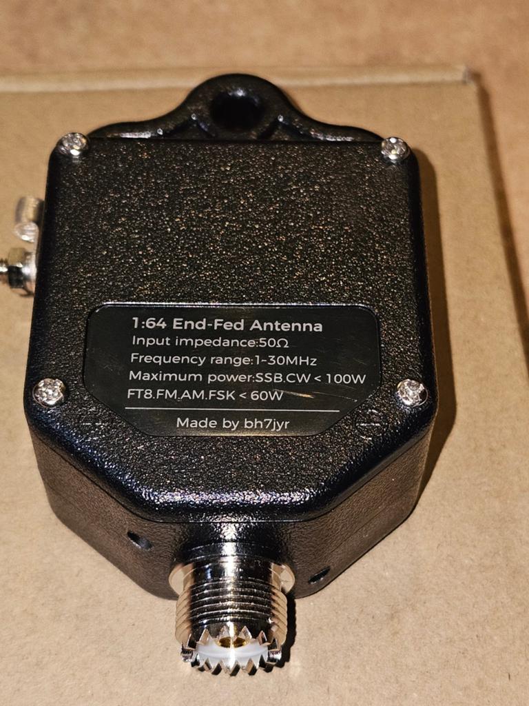 End fed Balun 1:64 1-30MHz 100w ook middedgolf, Ophalen of Verzenden, Nieuw