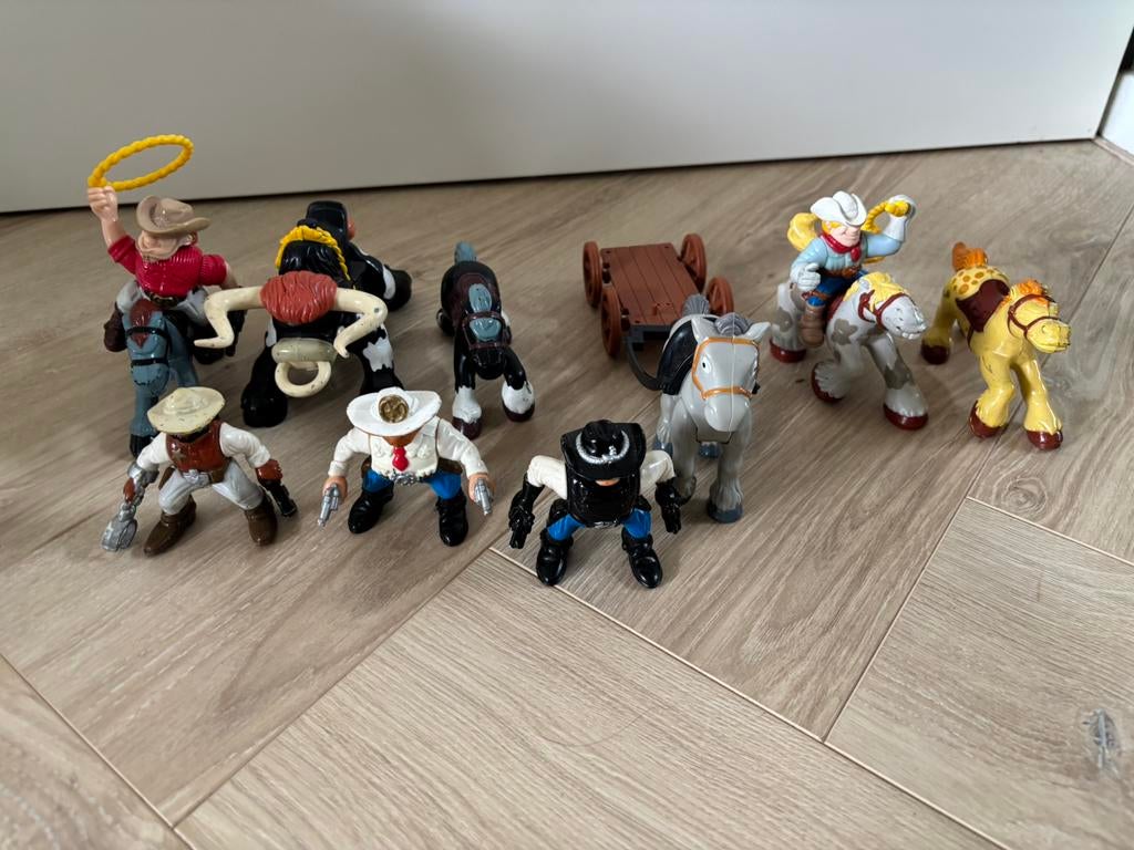 FISHER PRICE WESTERN GREAT ADVENTURES FIGUREN, Ophalen of Verzenden, Zo goed als nieuw, Speelset