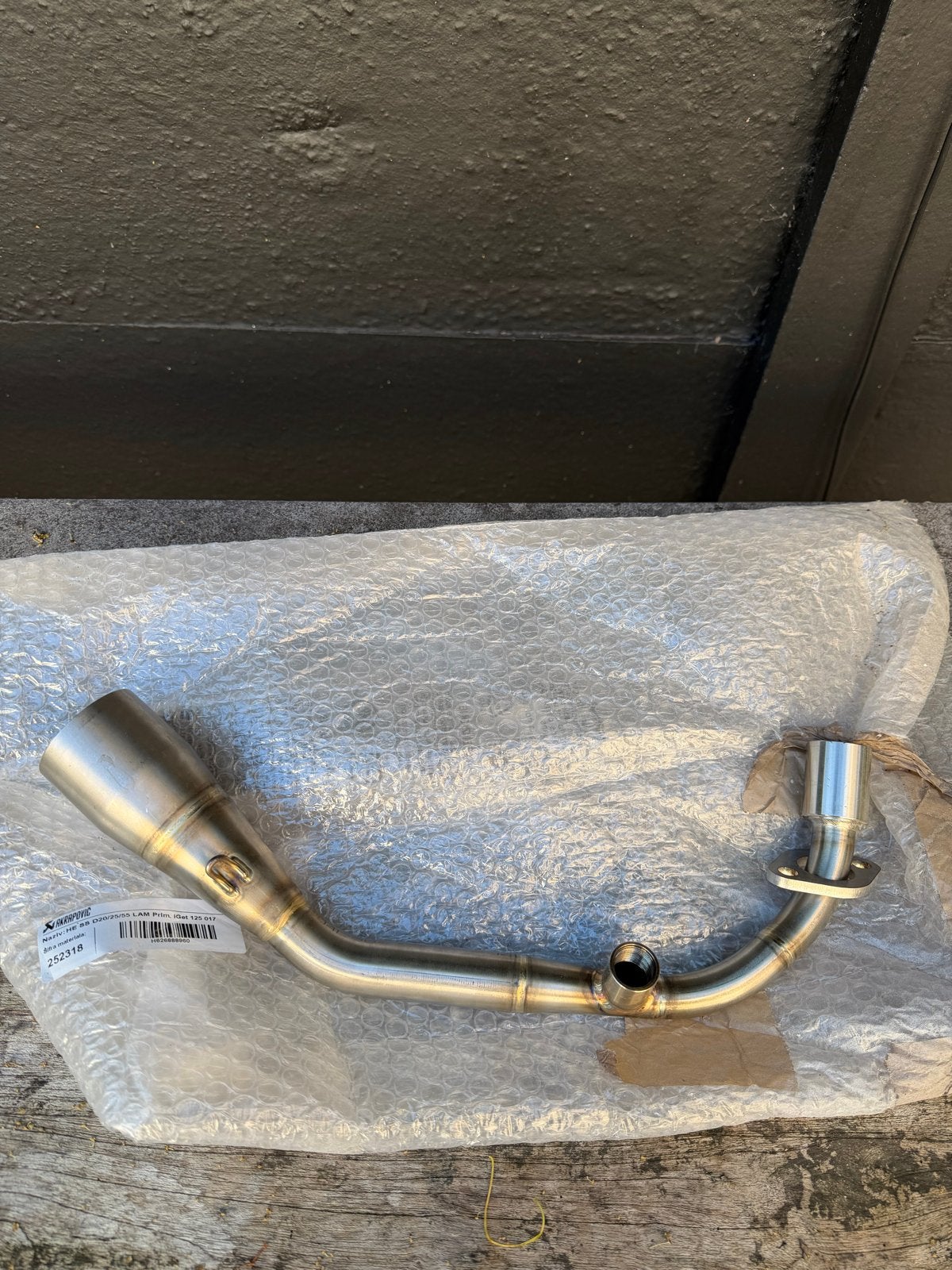 Akrapovic uitlaatbocht voor IGet 125cc, Ophalen of Verzenden, Nieuw