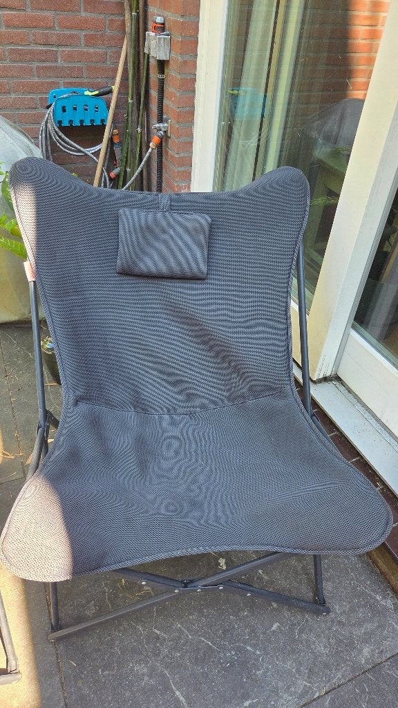 Vlinderstoel Aclou Human Comfort, Caravans en Kamperen, Kampeeraccessoires, Ophalen, Gebruikt