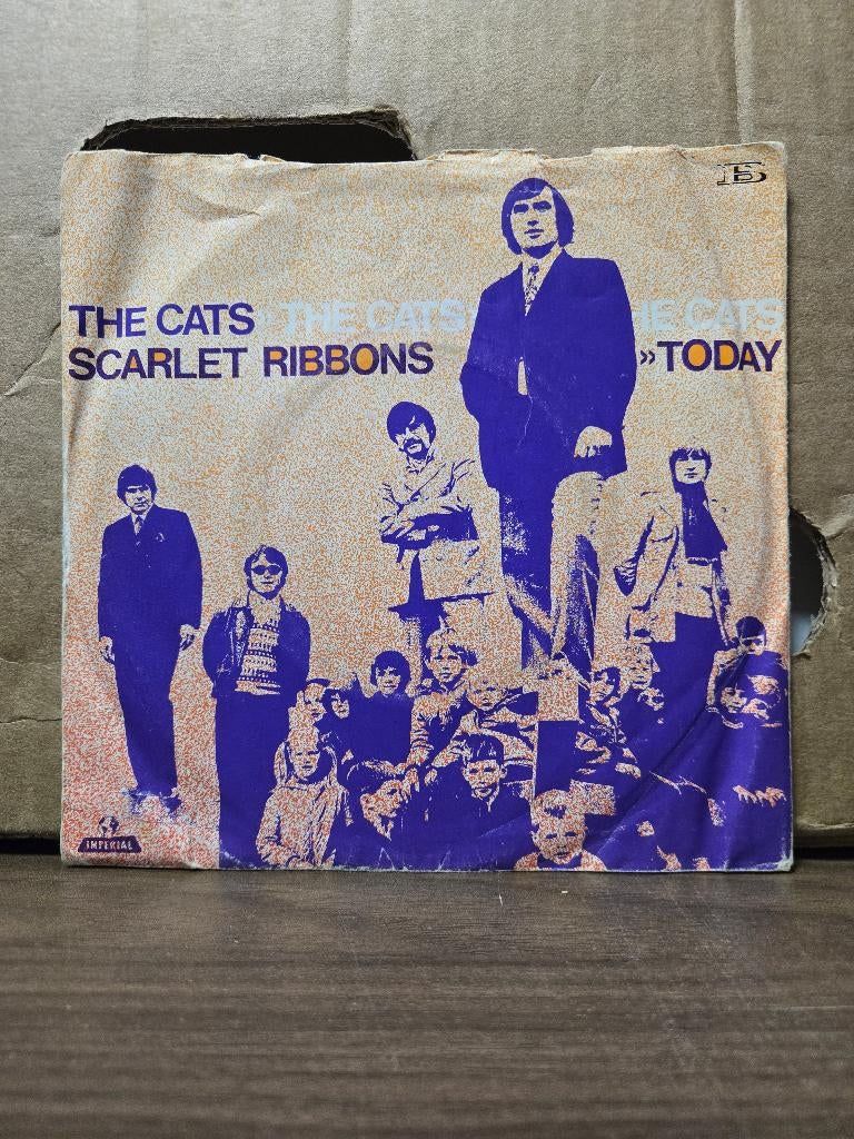 The Cats - Scarlett ribbons, Cd's en Dvd's, Vinyl Singles, 7 inch, Single, Ophalen of Verzenden, Zo goed als nieuw
